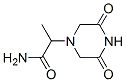 1-Piperazineacetamide,-alpha--methyl-3,5-dioxo-(9CI),89260-77-5,结构式