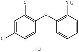 2-(2,4-二氯苯氧基）苯胺盐酸盐, 89279-16-3, 结构式