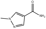 1-甲基吡唑-1H-4-甲酰胺 结构式