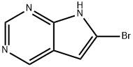 6-Bromo-7H-pyrrolo[2,3-d]pyrimidine 结构式