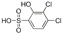 3,4-DICHLORO-2-HYDROXYBENZENEFULFONIC ACID 结构式