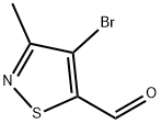 4-Bromo-3-methyl-isothiazole-5-carbaldehyde Structure