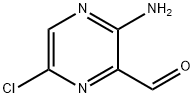 3-AMINO-6-CHLOROPYRAZINE-2-CARBALDEHYDE Struktur
