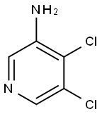 3-Amino-4,5-dichloropyridine Struktur