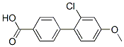 4-(2-Chloro-4-methoxyphenyl)benzoic acid 结构式