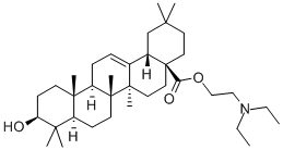 2-(Diethylamino)ethyl oleanolate 化学構造式