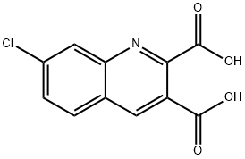 7-CHLOROQUINOLINE-2,3-DICARBOXYLIC ACID,892874-52-1,结构式