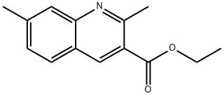 ETHYL 2,7-DIMETHYLQUINOLINE-3-CARBOXYLATE,892874-65-6,结构式