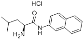 L-ロイシル-2-ナフチルアミド 塩酸塩 化学構造式