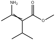 2-Butenoic  acid,  3-amino-2-(1-methylethyl)-,  methyl  ester,893055-14-6,结构式