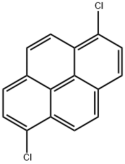 1,6-dichloropyrene 结构式