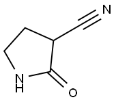 3-Pyrrolidinecarbonitrile, 2-Oxo 化学構造式