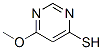 6-甲氧基嘧啶-4(3H)-硫酮, 89322-71-4, 结构式