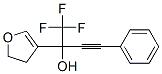 2-(4,5-DIHYDROFURAN-3-YL)-1,1,1-TRIFLUORO-4-PHENYLBUT-3-YN-2-OL Struktur