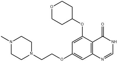 893428-67-6 7-(2-(4-甲基哌嗪-1-基)乙氧基)-5-((四氢-2H-吡喃-4-基)氧基)喹唑啉-4(3H)-酮