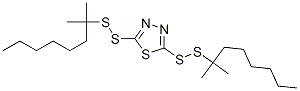 2,5-双(叔壬基二硫代)-1,3,4-噻二唑, 89347-09-1, 结构式