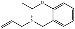 N-(2-エトキシベンジル)-2-プロペン-1-アミン 化学構造式