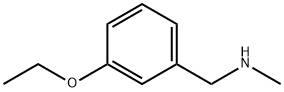 (3-エトキシフェニル)-N-メチルメタンアミン 化学構造式