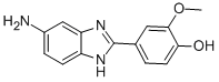 4-(5-AMINO-1H-BENZOIMIDAZOL-2-YL)-2-METHOXY-PHENOL 化学構造式