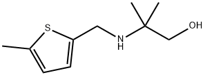 2-メチル-2-{[(5-メチル-2-チエニル)メチル]アミノ}-1-プロパノール HYDROCHLORIDE 化学構造式