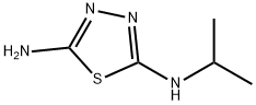 1,3,4-Thiadiazole-2,5-diamine,  N-(1-methylethyl)-  (9CI) Structure