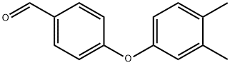 4-(3,4-ジメチルフェノキシ)ベンズアルデヒド 化学構造式