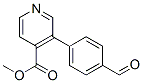 3-(4-Formyl-phenyl)-isonicotinic acid methyl ester Struktur