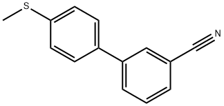 3-[4-(Methylsulfanyl)phenyl]benzonitrile Structure