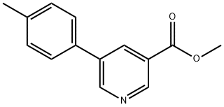 5-(对甲苯基)烟酸甲酯, 893735-14-3, 结构式