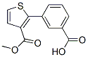 3-(3-(Methoxycarbonyl)thiophen-2-yl)benzoic acid Structure