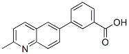 3-(2-Methylquinolin-6-yl)benzoic acid 结构式