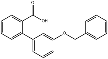 2-(3-Benzyloxyphenyl)benzoic acid Structure
