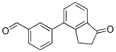 3-(1-Oxo-2,3-dihydro-inden-4-yl)benzaldehyde,893736-45-3,结构式