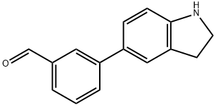 3-(Indolin-5-yl)benzaldehyde 结构式