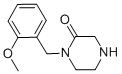 1-(2-METHOXYBENZYL)PIPERAZIN-2-ONE 结构式