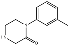 1-(3-METHYLPHENYL)PIPERAZIN-2-ONE Structure