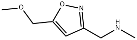 3-Isoxazolemethanamine,  5-(methoxymethyl)-N-methyl-,893749-33-2,结构式