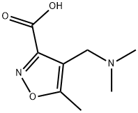 4-((二甲氨基)甲基)-5-甲基异恶唑-3-羧酸, 893749-96-7, 结构式