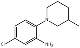 893751-41-2 5-クロロ-2-(3-メチル-1-ピペリジニル)アニリン