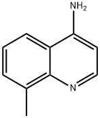 4-アミノ-8-メチルキノリン 化学構造式