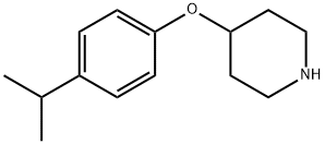 4-(4-ISOPROPYLPHENOXY)PIPERIDINE, 893763-12-7, 结构式