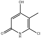 2-氯-4,6-二羟基-3-甲基吡啶, 89379-84-0, 结构式