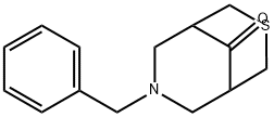 7-benzyl-3-thia-7-azabicyclo(3.3.1)nonan-9-one Struktur