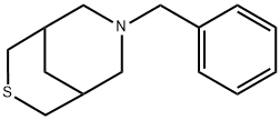 7-benzyl 3-thia-7-azabicyclo(3.3.1)nonane Structure