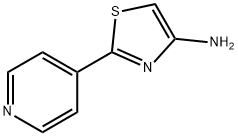2-(吡啶-4-基)4-氨基噻唑,89401-67-2,结构式