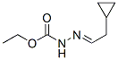 Hydrazinecarboxylic  acid,  (2-cyclopropylethylidene)-,  ethyl  ester  (9CI) Structure