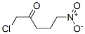 2-Pentanone,  1-chloro-5-nitro- Structure