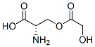 Serine,  glycolate  (7CI) 结构式