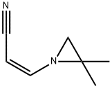2-Propenenitrile,3-(2,2-dimethyl-1-aziridinyl)-,(Z)-(9CI),89422-25-3,结构式