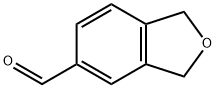 1,3-ジヒドロ-2-ベンゾフラン-5-カルバルデヒド 化学構造式